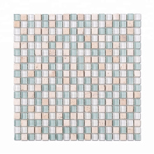 Glass Mosaic Art 15*15 Colorful Square Crystal Glass Mosaic Tile